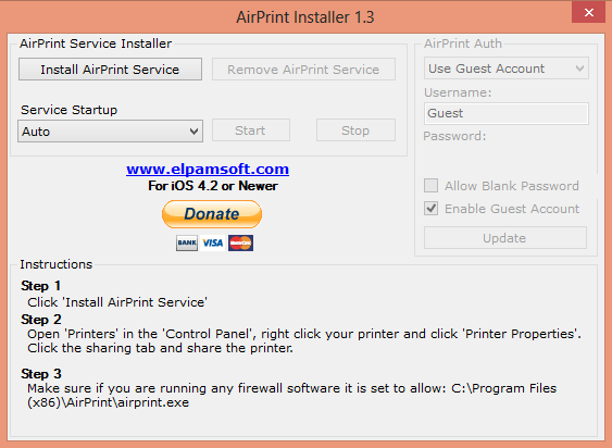 AirPrint Installer